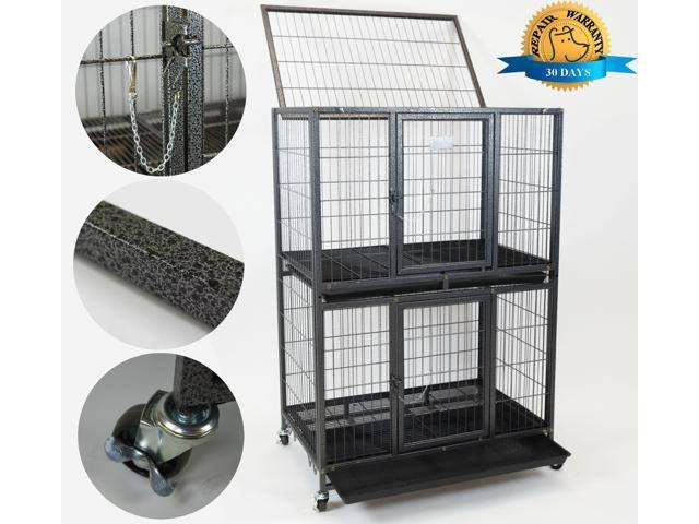 Pet Crate with Black Plastic Tray C13906