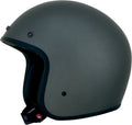 Matt Grey Solid Helmet L203