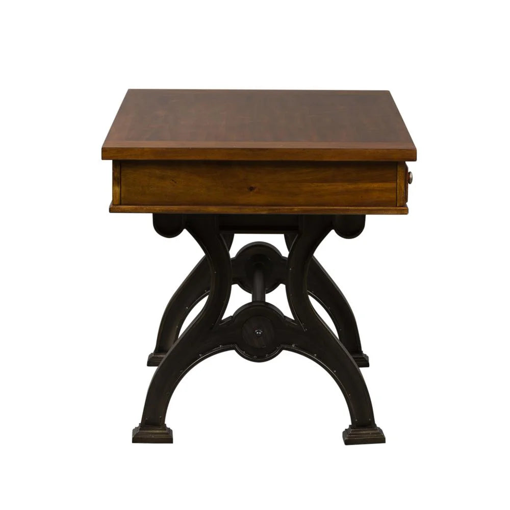 Medium Brown Wood Writing Desk P859