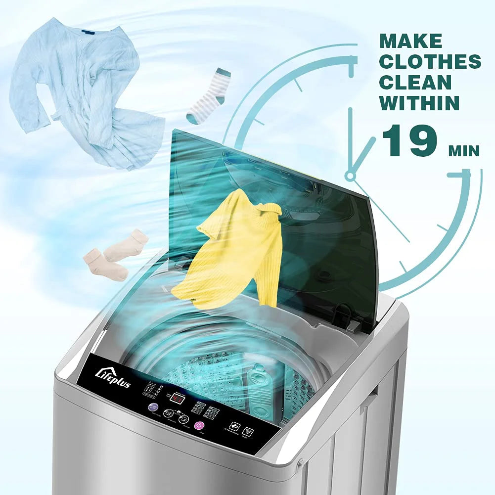 Portable Full-Automatic 1.8 Cu. ft. Top Load Washing Machine A601284