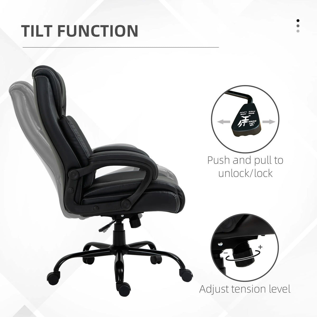 Big and Tall Executive Office Chair B52993