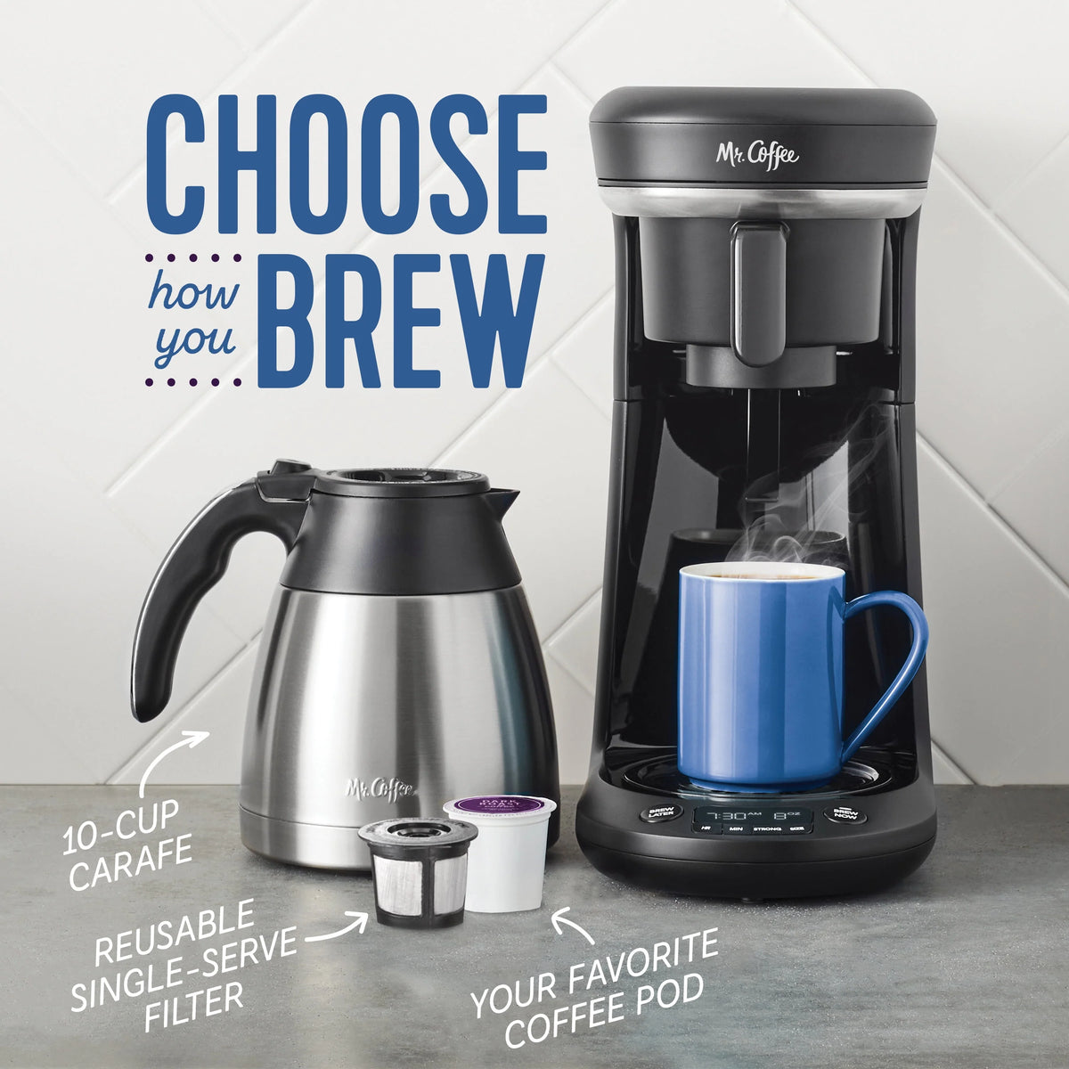 Black Pod and 10-Cup Combo Brewer M87464