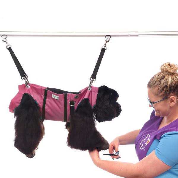 Pet Nail Grooming Hammock in Black M6800