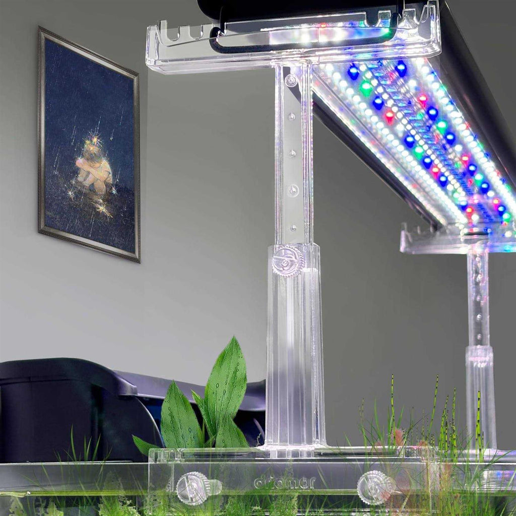 Adjustable Clear Acrylic Aquarium Light Holder 2pcs B272493