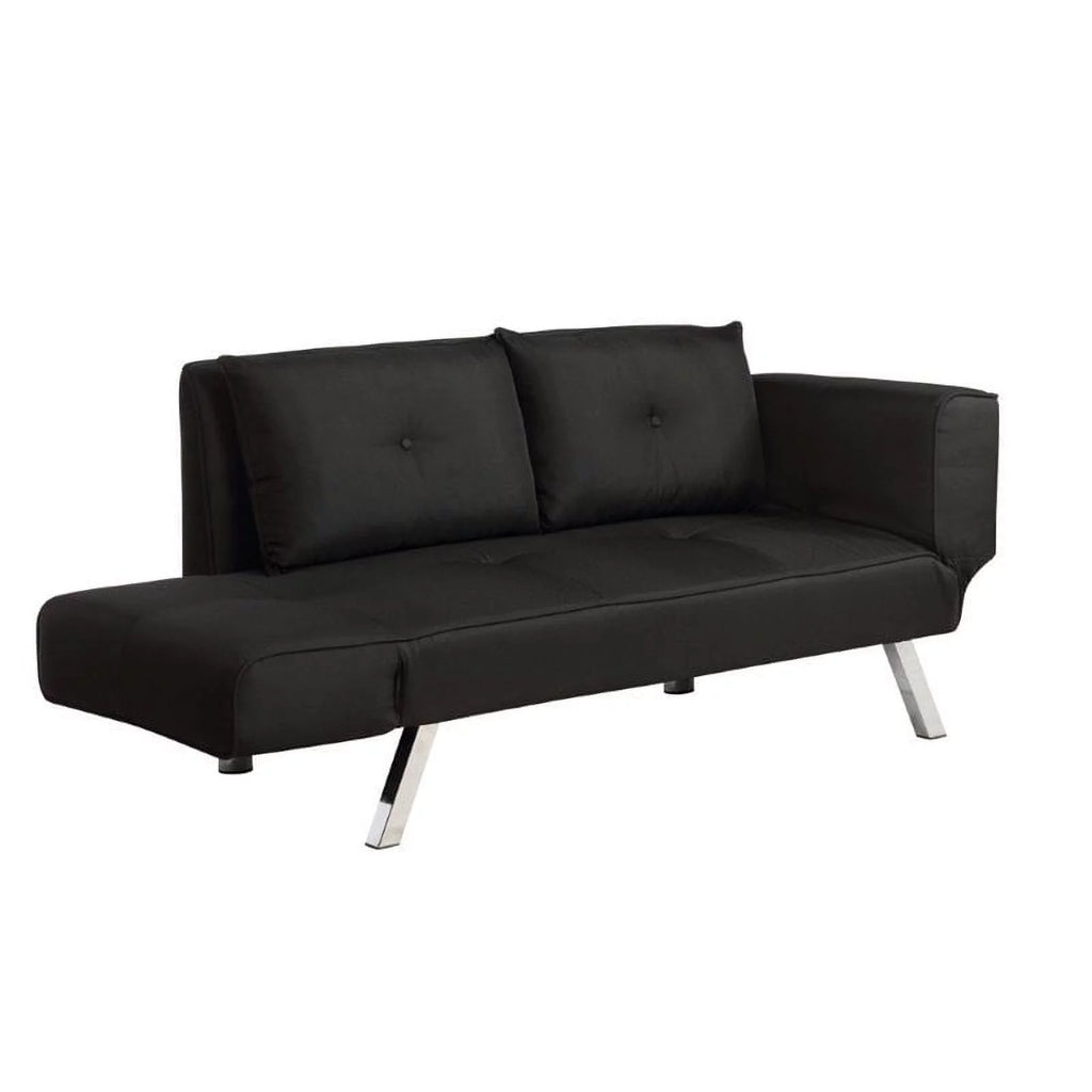 Black Convertible Sofa E106