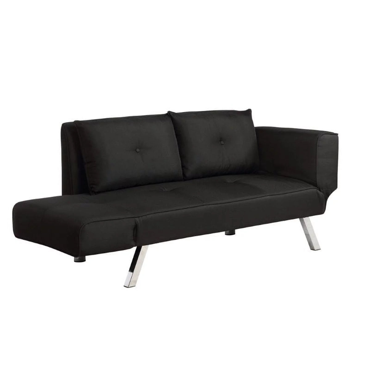 Black Convertible Sofa E106