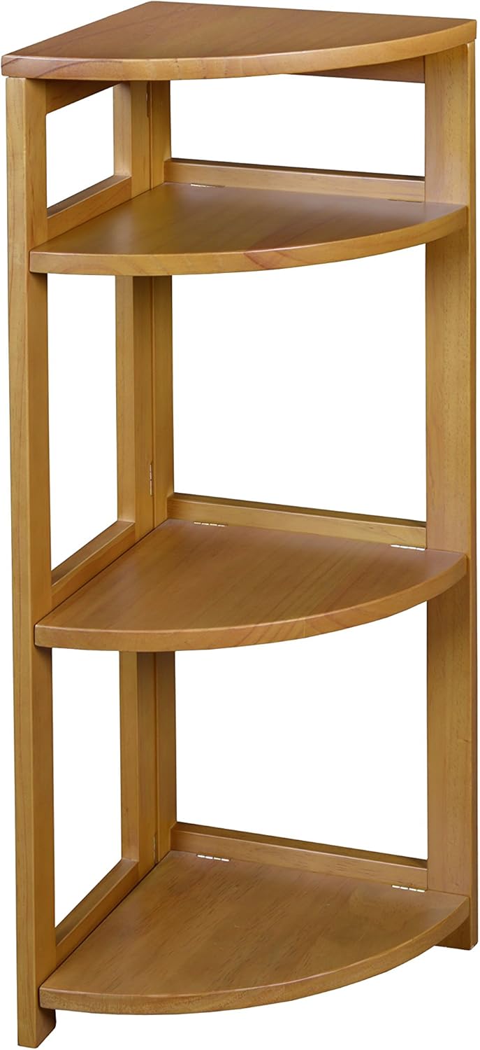 White 67-inch Folding Bookcase W66397