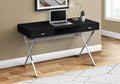 Laptop Table with Drawers and Open Shelf, Black N925