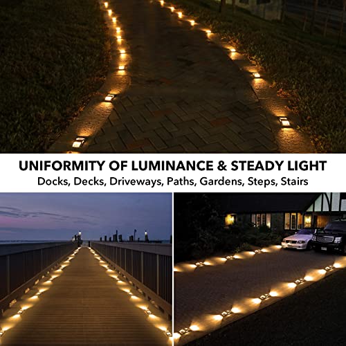12 Pack Solar Waterproof LED Driveway Marker Lights Z2471