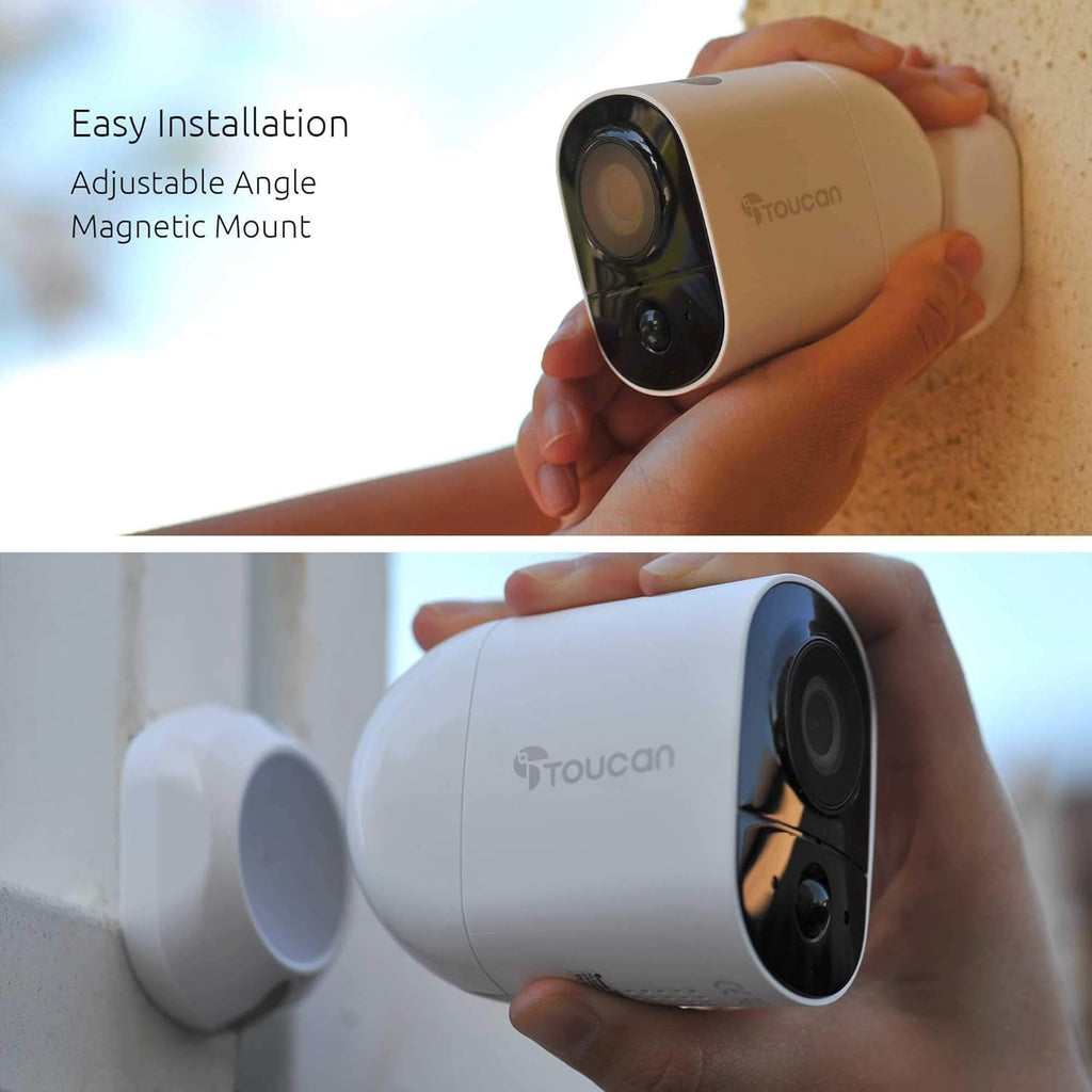 Wireless Battery Powered Security Camera, 1080P, Night Vision, 2-Way Audio C536