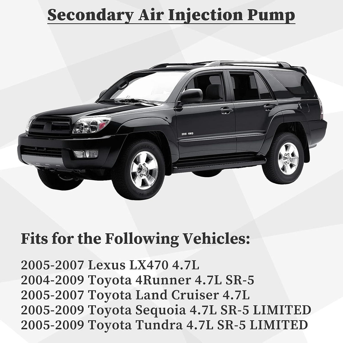 Pack of 2 Secondary Air Injection Smog Air Pump V3327
