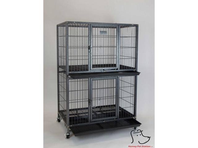 Pet Crate with Black Plastic Tray C13906