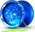 Blue Splash Finger Spin Metal Yoyo T34218