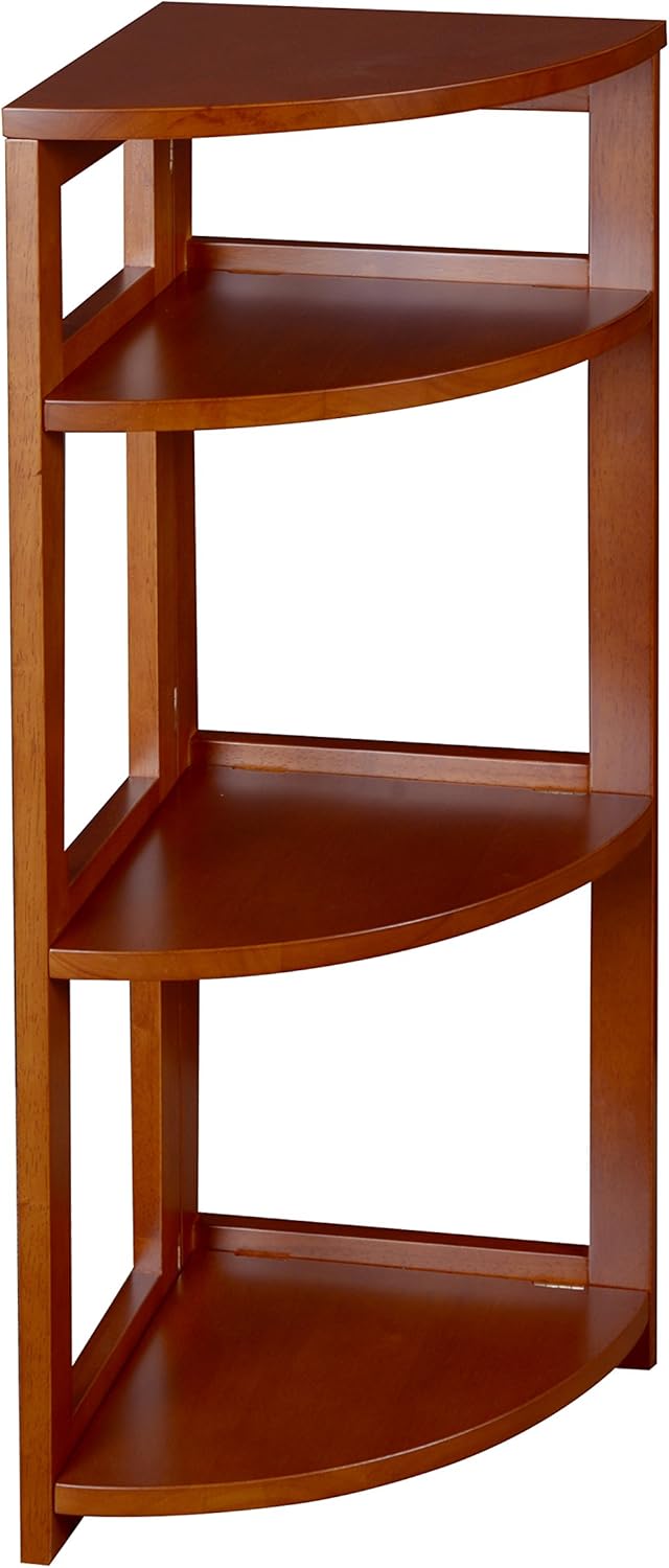 White 67-inch Folding Bookcase W66397
