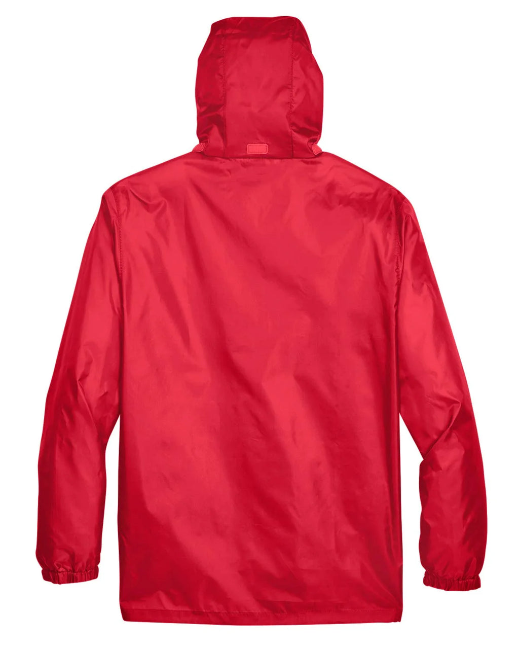 Red Water Resistant Windbreaker Jacket with Hood (L) I7660