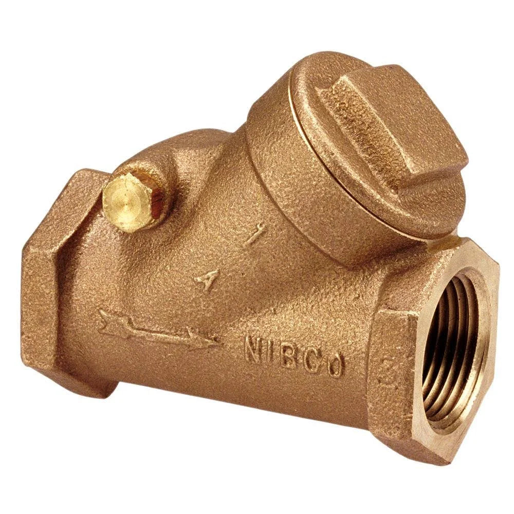 Cast Bronze Check Valve, Class 125, PTFE Seat, 3/4x22 J5939