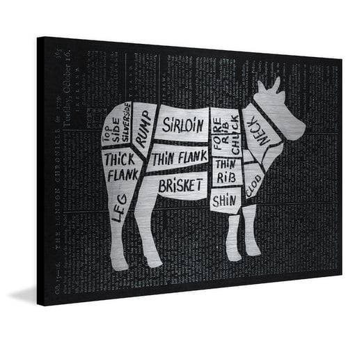 Painting Print on Brushed Aluminum V242316