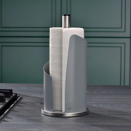Light Grey Kitchen Roll Holder I1470
