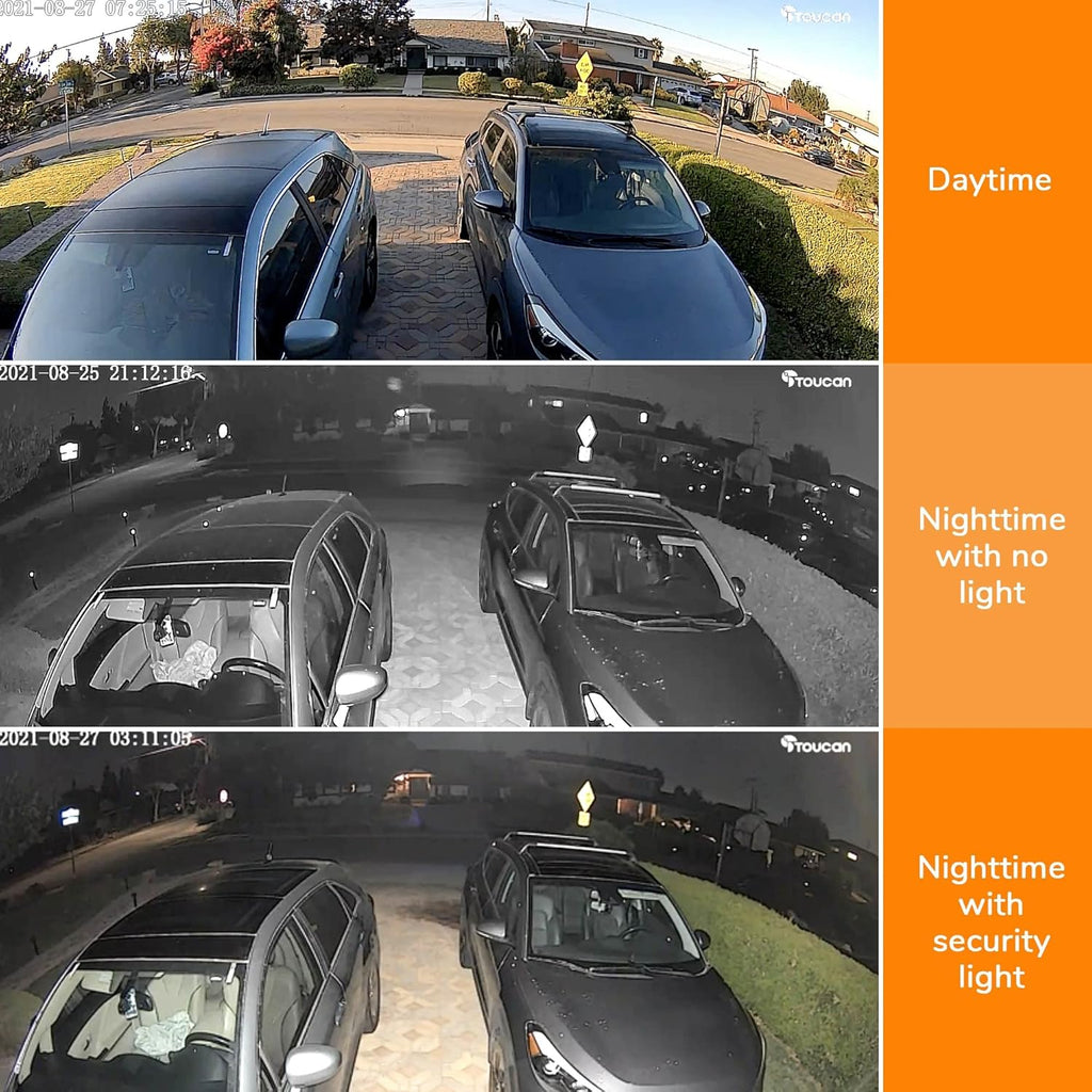 Wireless Battery Powered Security Camera, 1080P, Night Vision, 2-Way Audio C536