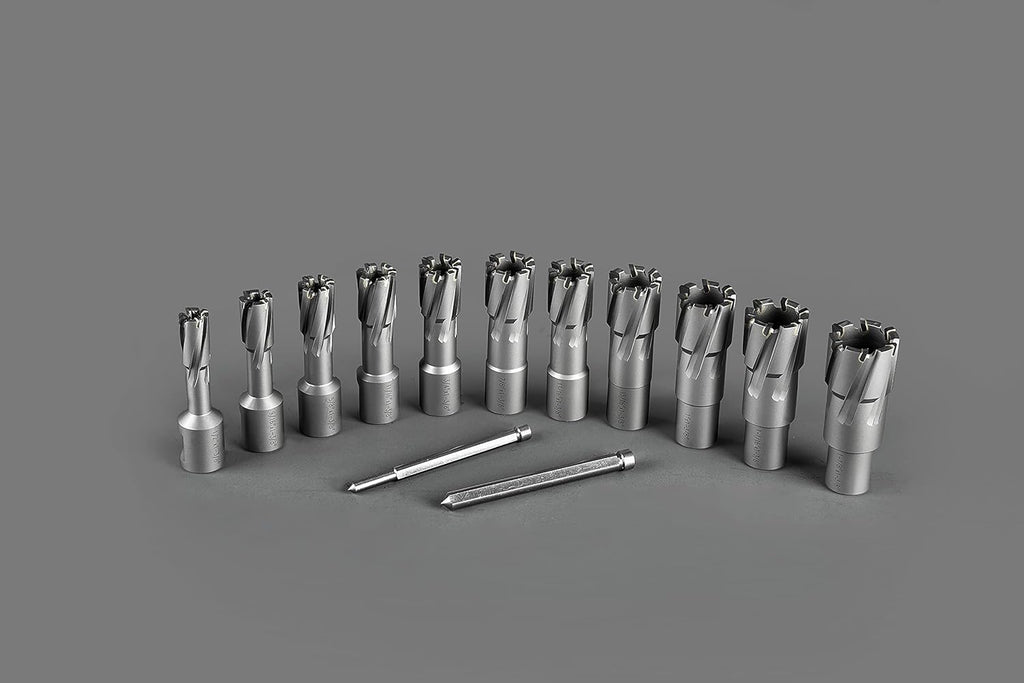 13 pcs Carbide TCT Annular Cutter Set with 2 Pilot Pins L354267
