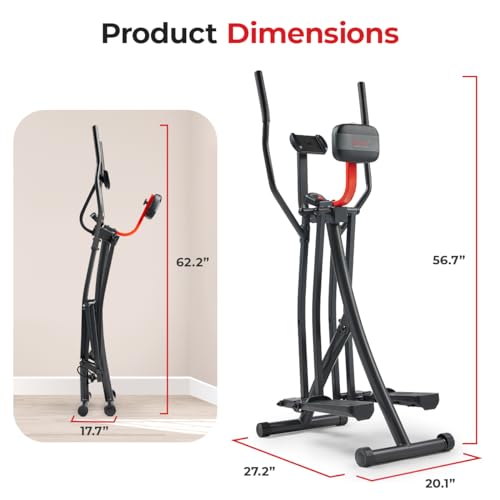 Foldable Elliptical Machine with 30-Inch Stride C44612