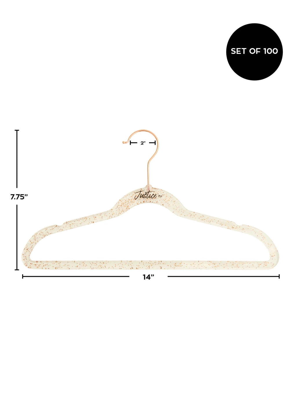 Black Velvet 100 Pack Non-Slip Swivel Hook Clothes Hangers Z3903