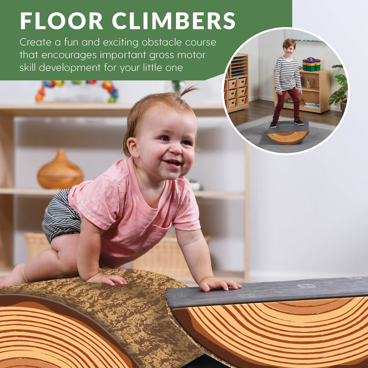 3 Piece Tree Log Climber Set A336912