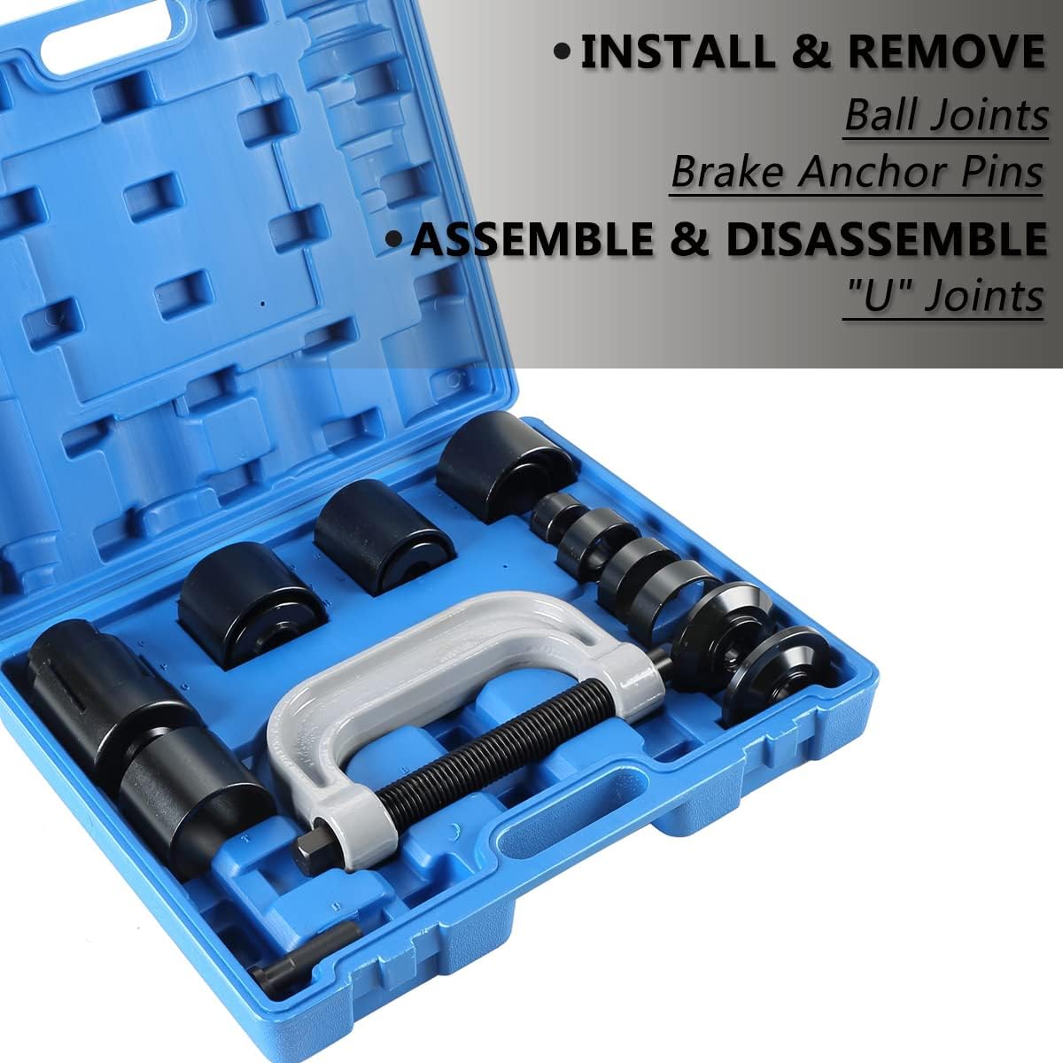 21PCS Ball Joint Remover Installer Adapter Tool Kit U52948
