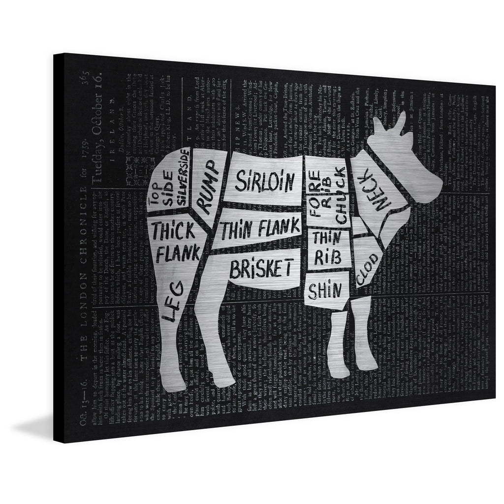 Painting Print on Brushed Aluminum V242316