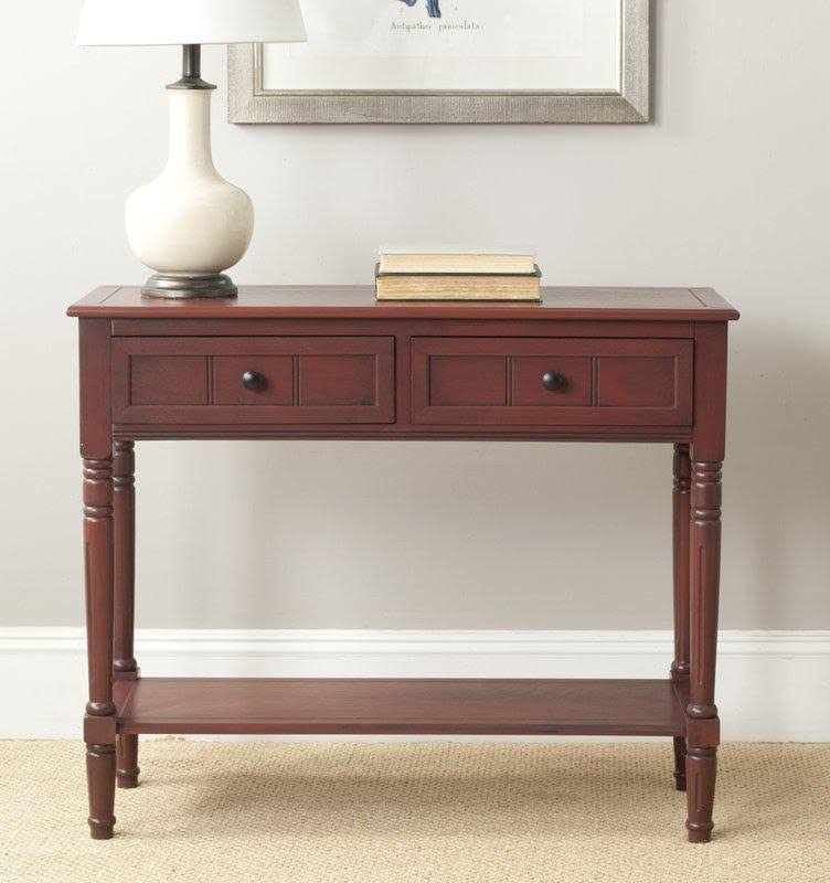 Cream 2-Drawer Console Table O133