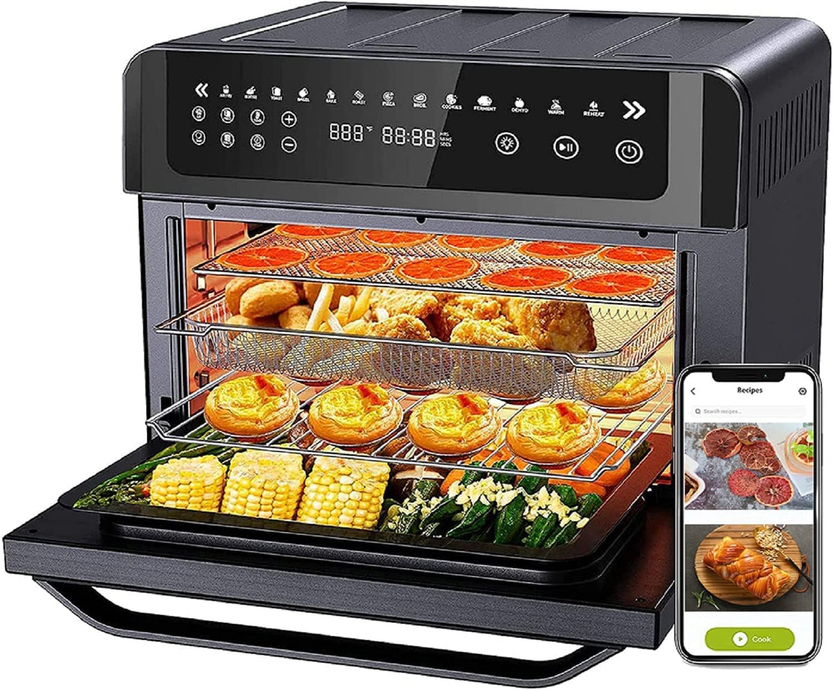 Air Fryer Toaster Oven Combo with Rotisserie and Dehydrator F5226