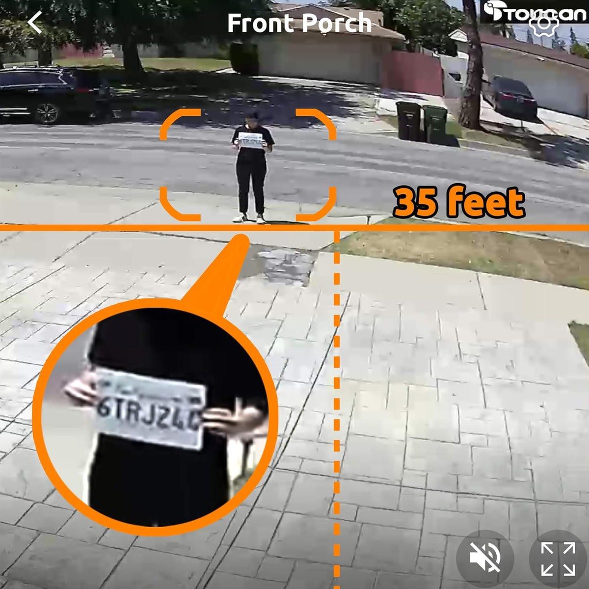 Wireless Battery Powered Security Camera, 1080P, Night Vision, 2-Way Audio C536
