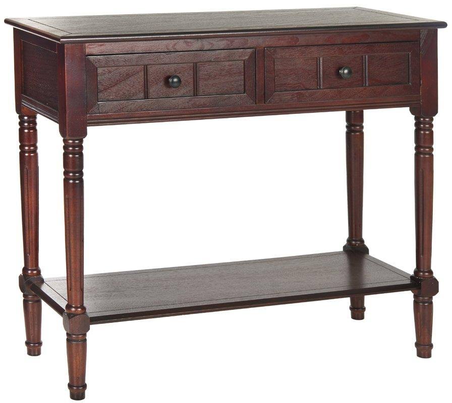 Cream 2-Drawer Console Table O133