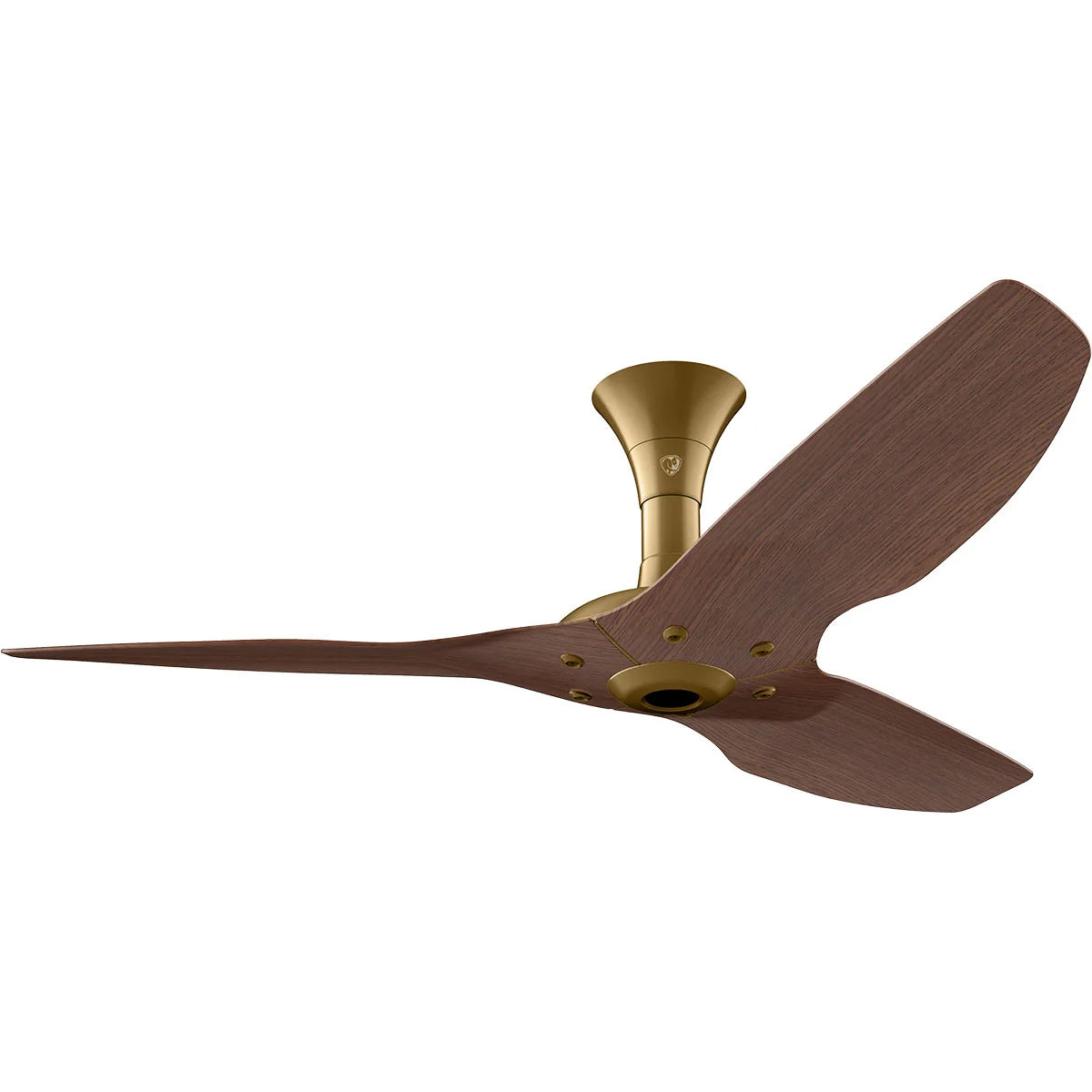 52 Ceiling Fan with Cocoa Bamboo Blades and Gold Finish E303