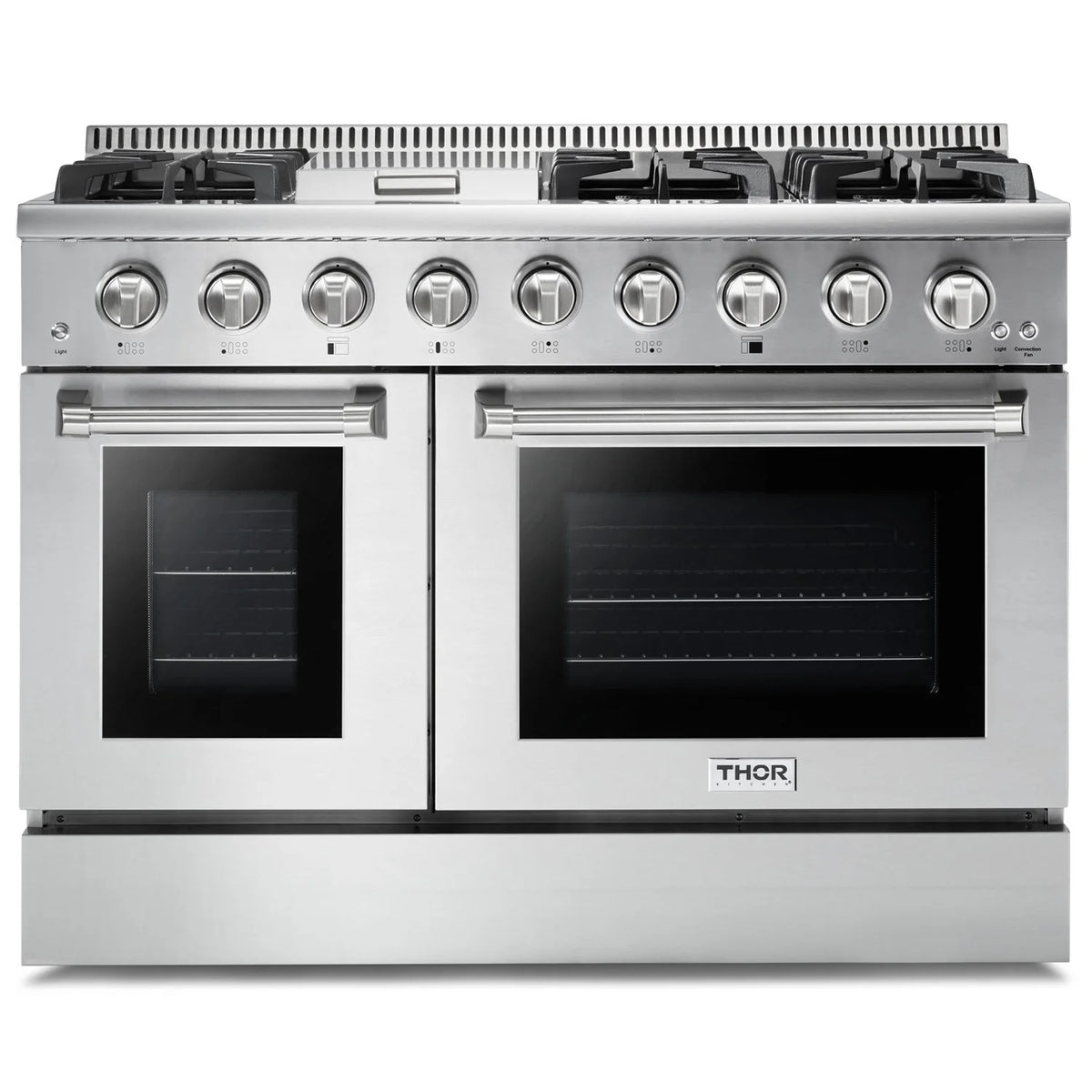 48 in. 6.7 cu. ft. Natural Gas Range Stainless Steel V60812