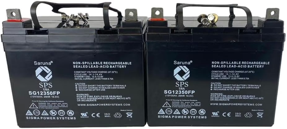 12V 35Ah Replacement Battery (2 PACK) D50945