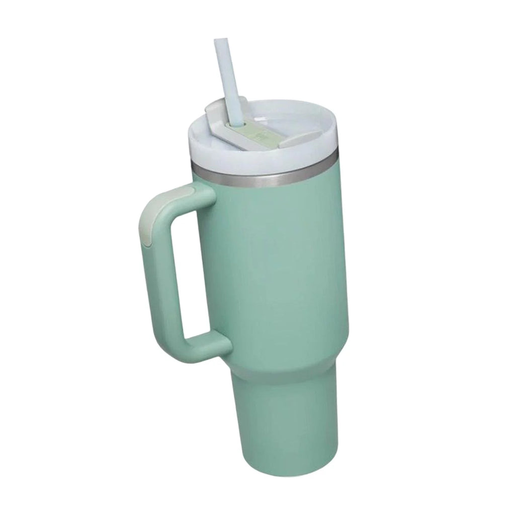 40oz Stainless Steel Tumbler with Handle J244