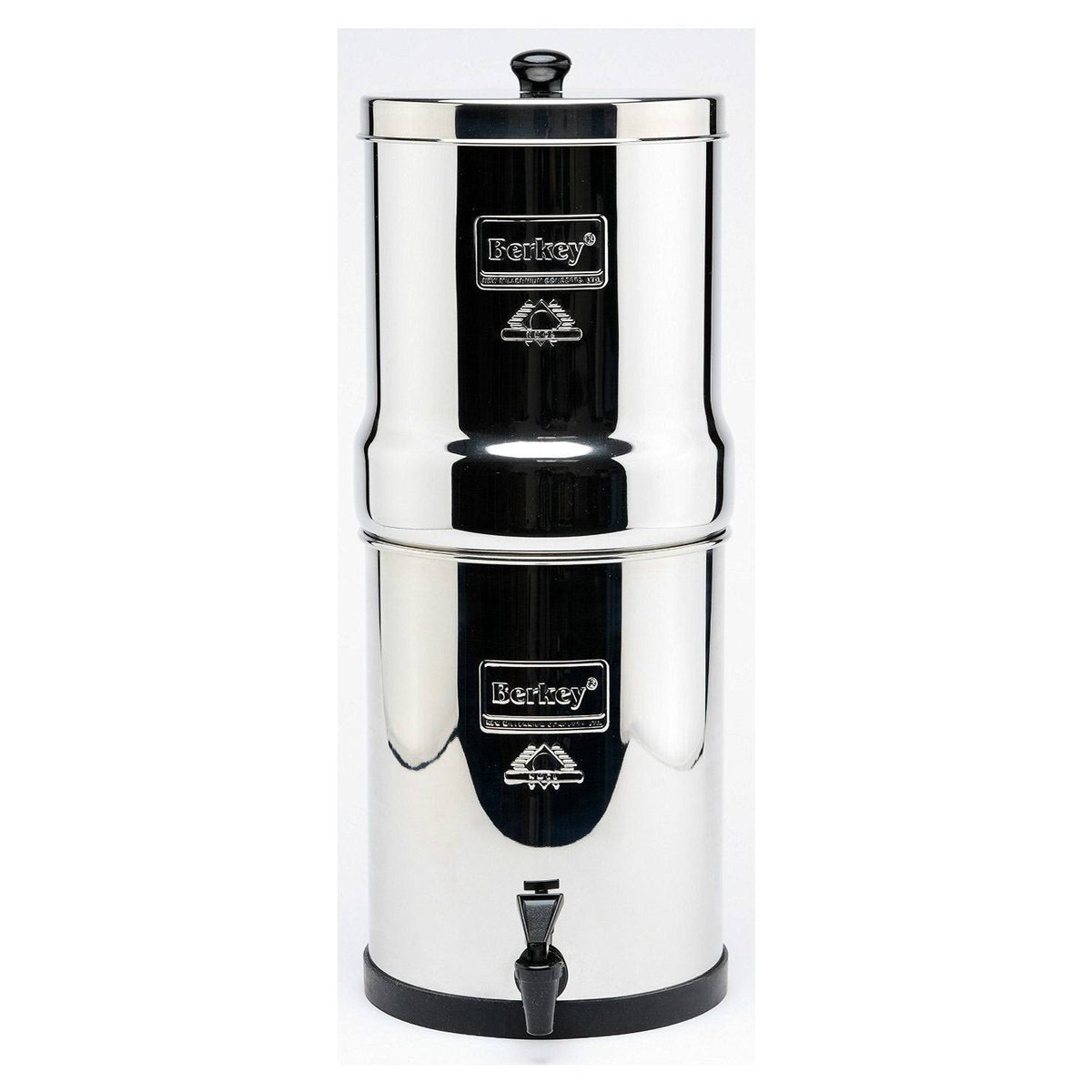 Countertop Water Filter System with Black Elements and 2 Fluoride Filters U396