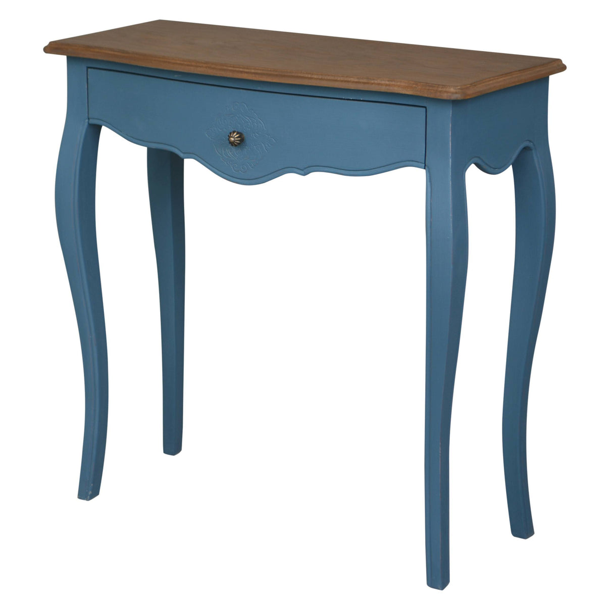 Antique Blue 1 Drawer Console Table A58764