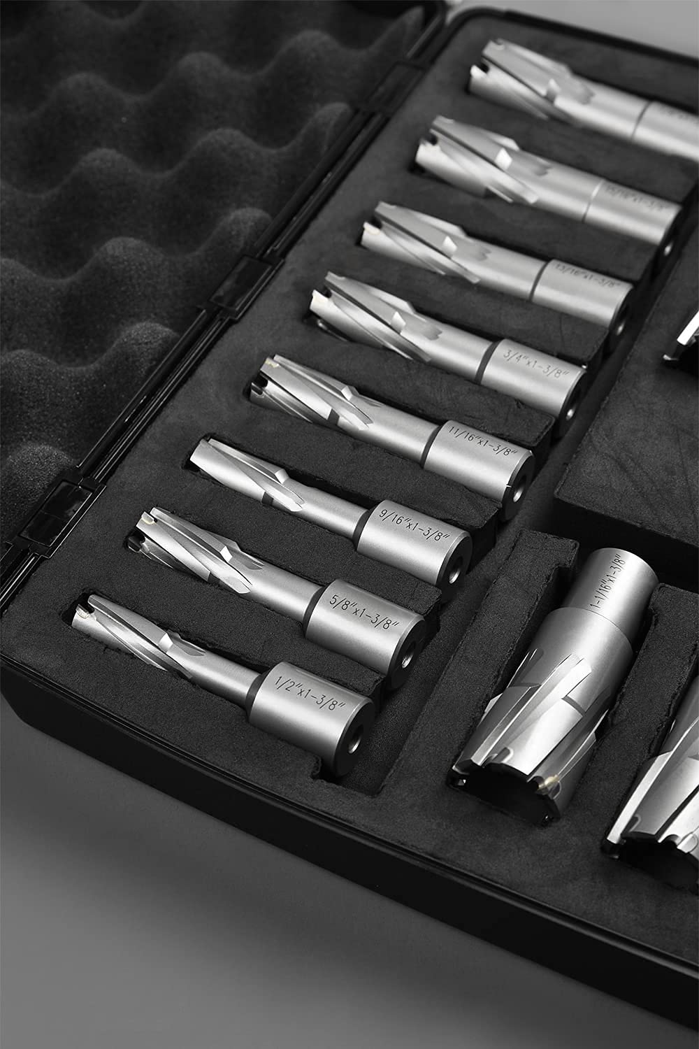 13 pcs Carbide TCT Annular Cutter Set with 2 Pilot Pins L354267