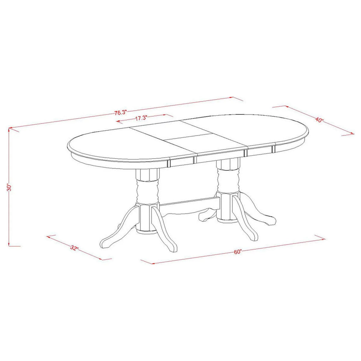9 Pc Kitchen Set For 8 Dining Table With Leaf And Eight Parson Chair With Oak Leg And Pu Leather Color Autumn Green Q890629