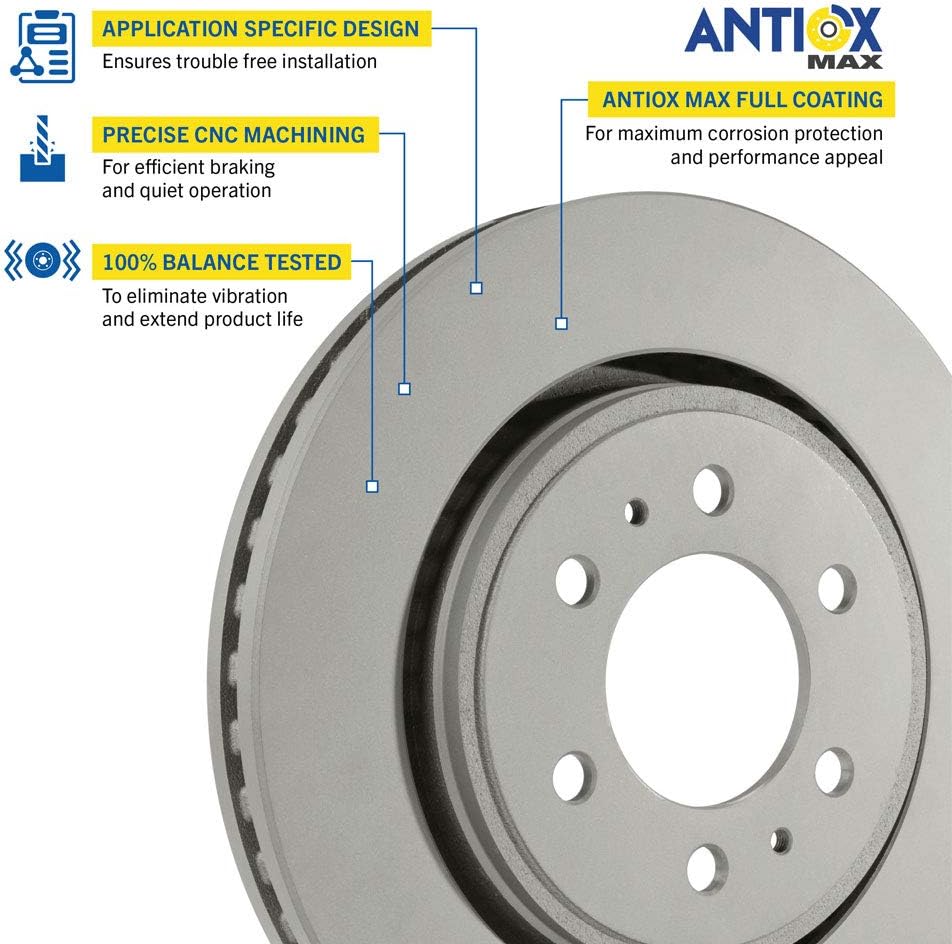 Rear Brake Calipers Rotors Ceramic Pads D347
