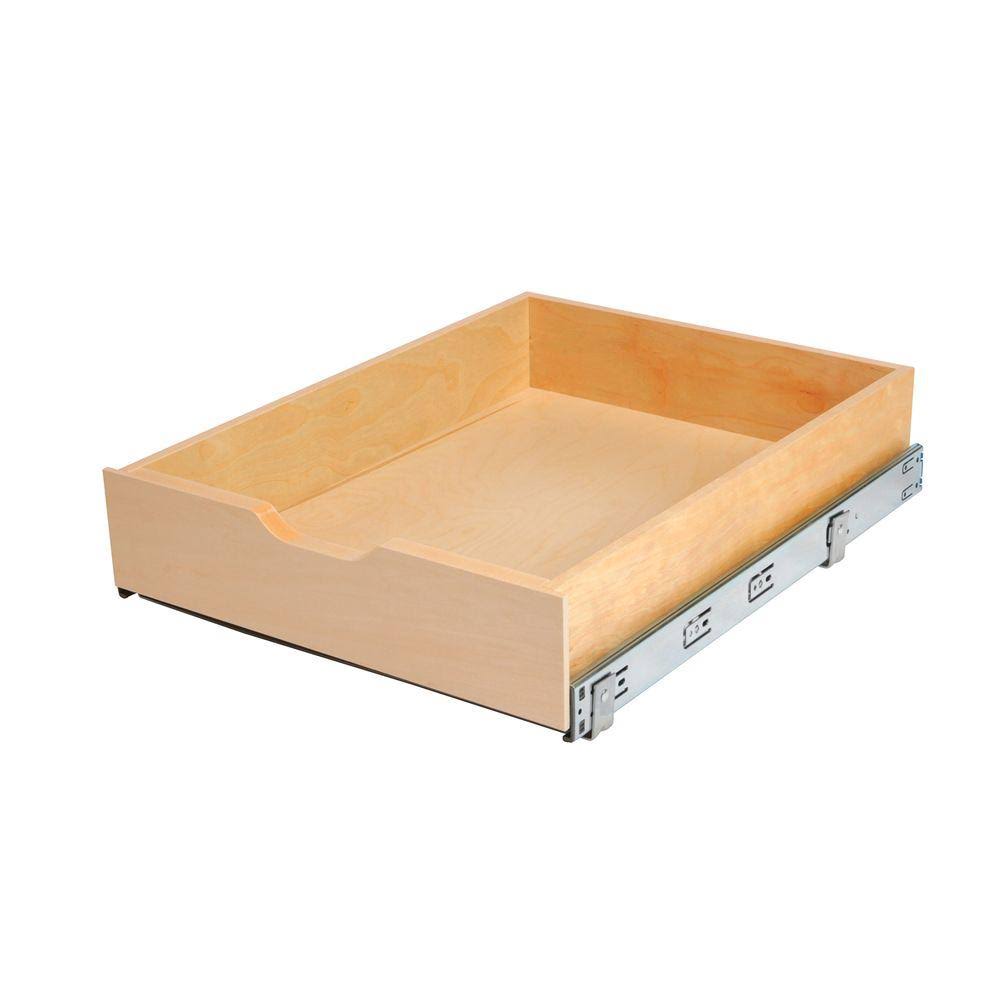 Soft-Close Wood Drawer Box Cabinet Organizer W4113