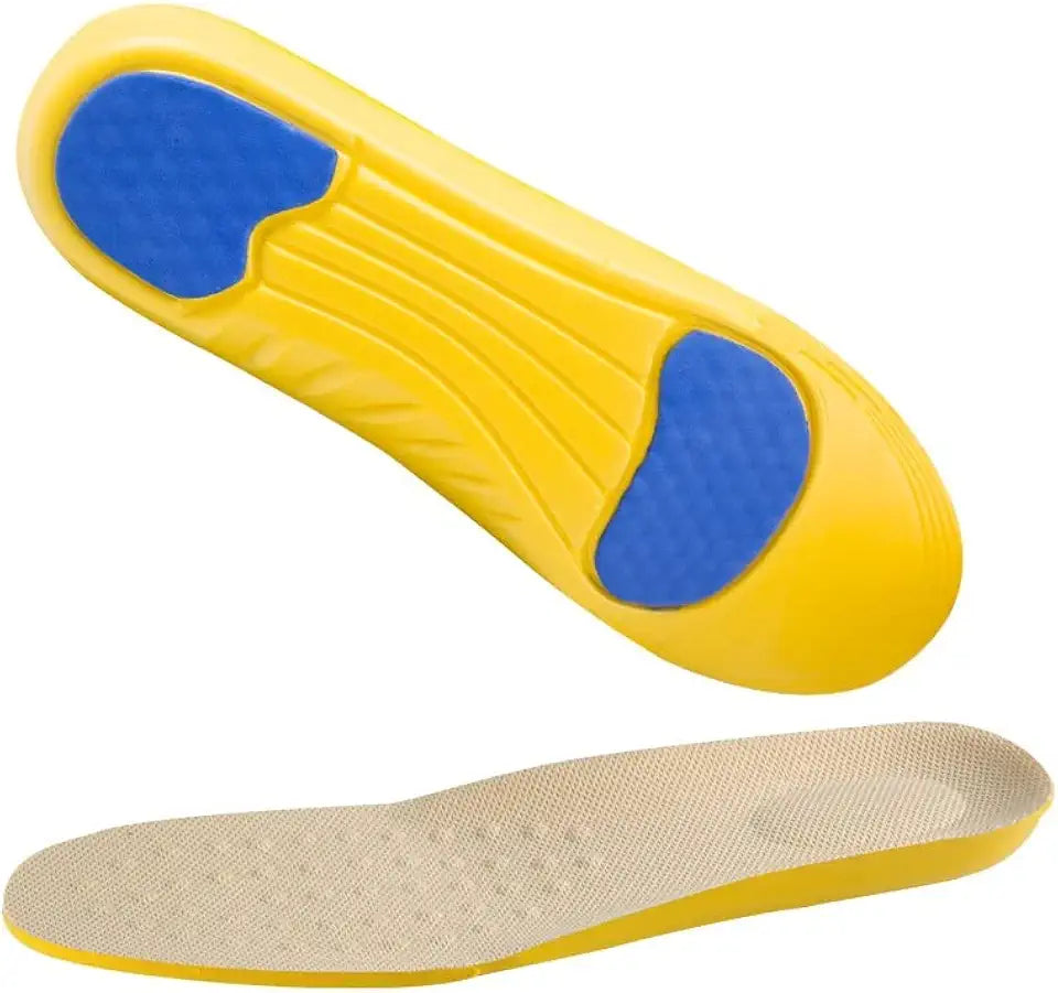Silicone Gel Memory Foam Breathable Sneakers Insoles F143