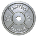 Gray Olympic Plate - 35 lbs. U291828