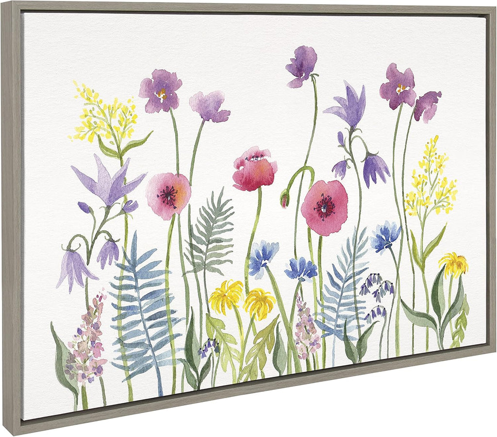 Framed Canvas, 23x33, Gray, Pack of 2 H16194
