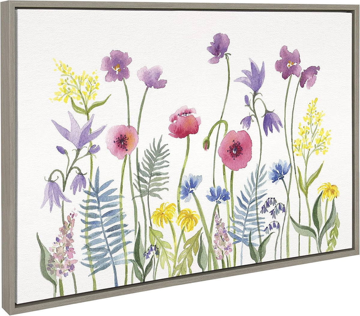 Framed Canvas, 23x33, Gray, Pack of 2 H16194