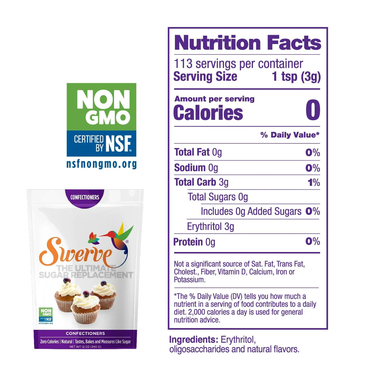 12 oz Confectioners Sugar Replacement W808