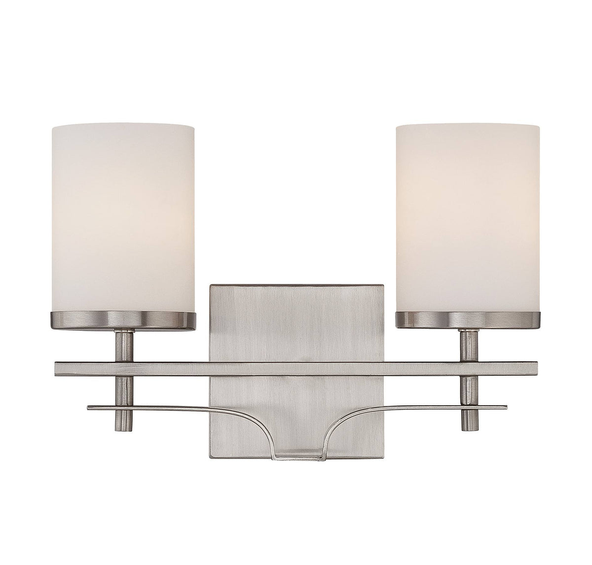 2 Light Bath Bar, Satin Nickel Q833209