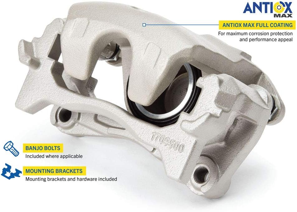 Rear Brake Calipers Rotors Ceramic Pads D347